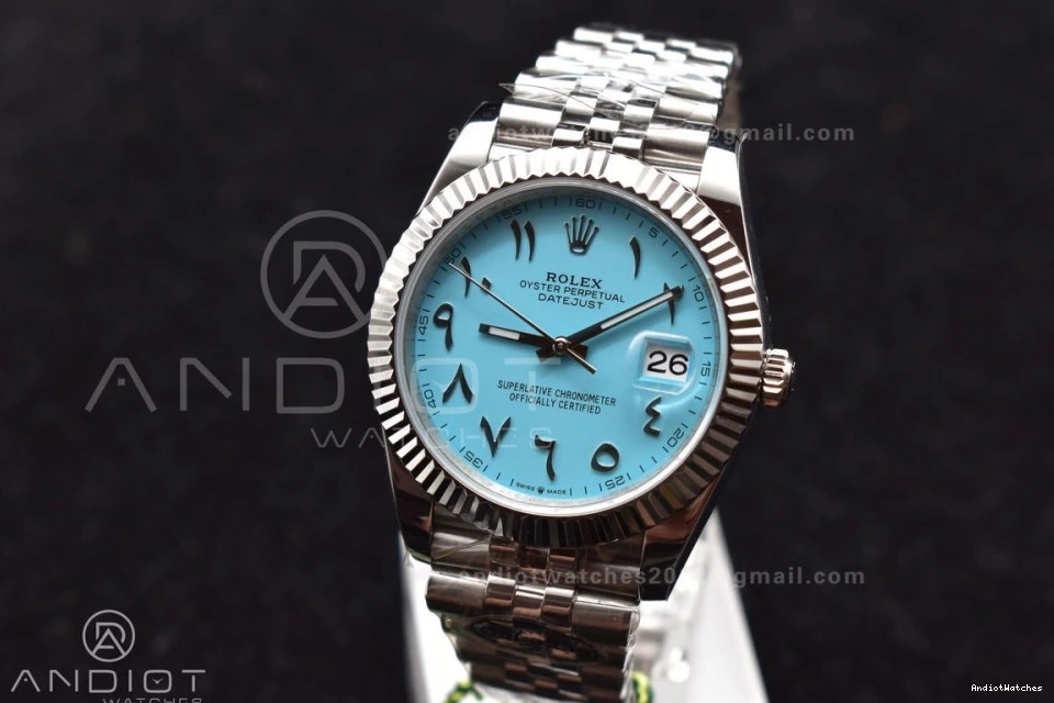 Marker Best DIWF 41 on Arabic Tiffany 904L Dial 1:1 636 Steel 126334 Jubilee SA Casual Bracelet Blue DateJust Edition 1210
